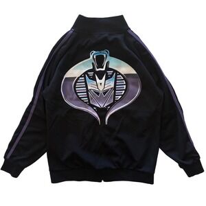 Y2K Vintage Transformers GI Joe Decepticon Cobra Track JacketMens XS Mashup